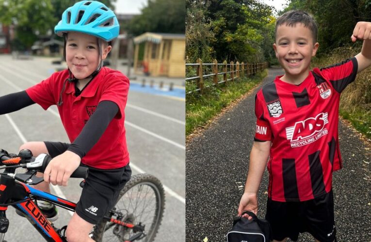 Hijo de 9 años se unirá a su madre Brianna Gehr en el Desafío de Triatlón de Salud Mental
