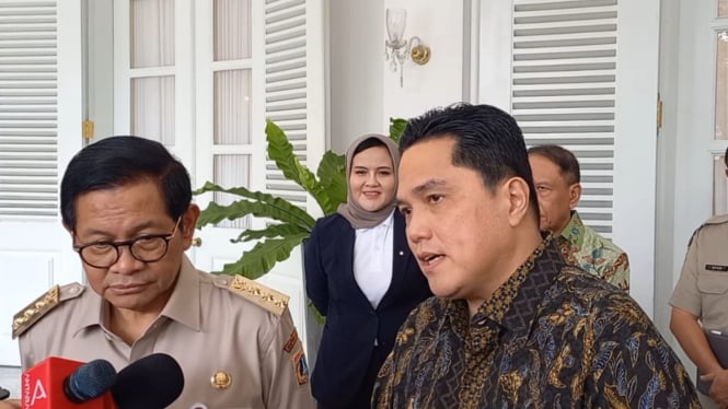 Pramono Eric Thohir analiza la mejora de las instalaciones de JIS