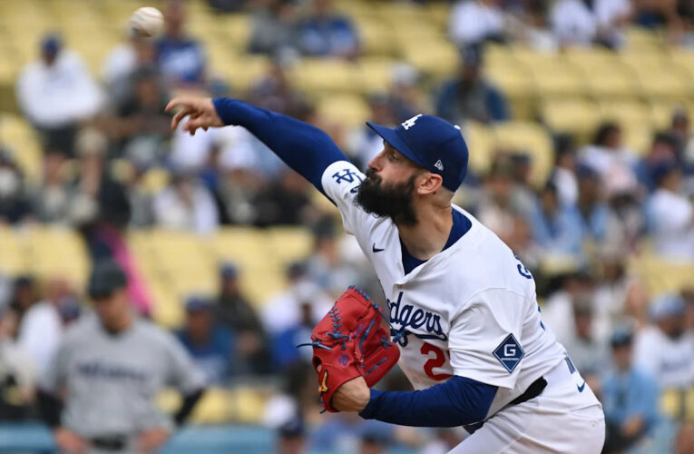 Tony Gonsolin es el primer inicio después de 2023 y la libra 17 de Dodger 17 golpes 17 golpes para ganar 12-7 contra Marlins