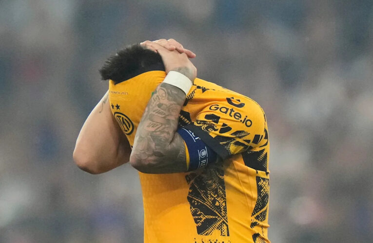 Inter Milán sintiendo el dolor de otra derrota final en la Liga de Campeones, pero los restos del orgullo