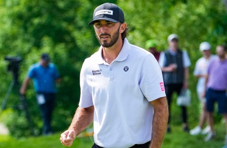 Max Homa lleva su propio club de golf en el clasificatorio US Open