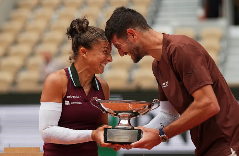 Abierto de Francia: los italianos ganaron dobles mixtos contra Townsand y King iraní y Vavasori American y Rey