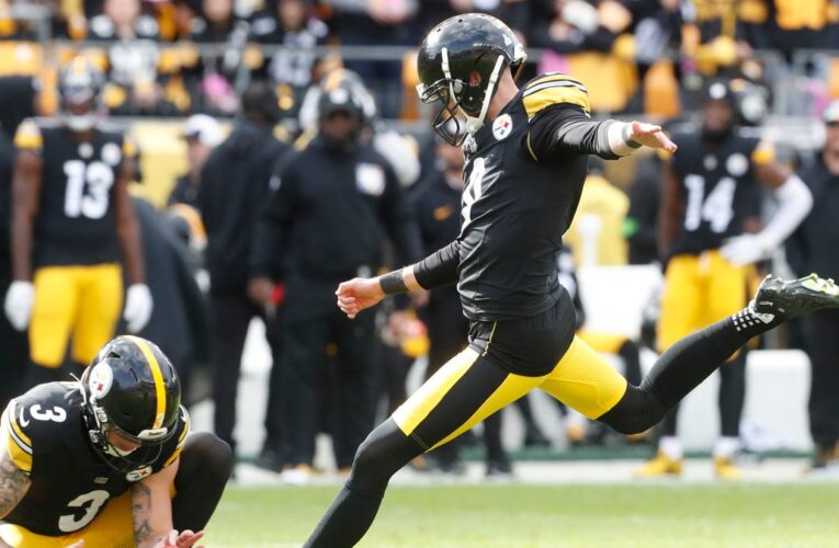 El pateador de Steylers Chris Boswell Maden se convierte en Snebod en 26 jugadores.