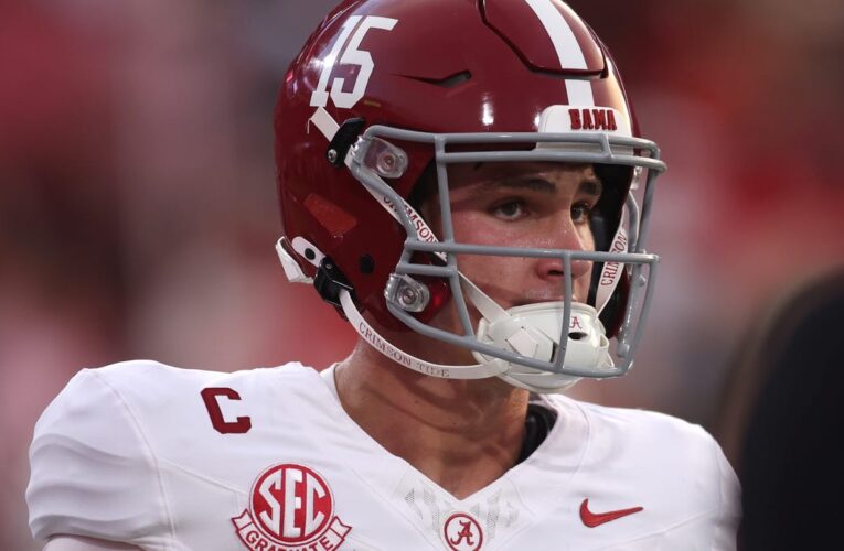 ¿Cómo es el vaquero? Tyler apoya a Alabama QB Ty Simpson con una declaración de moda